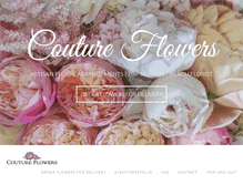 Tablet Screenshot of coutureflowersbykimberlyperry.com